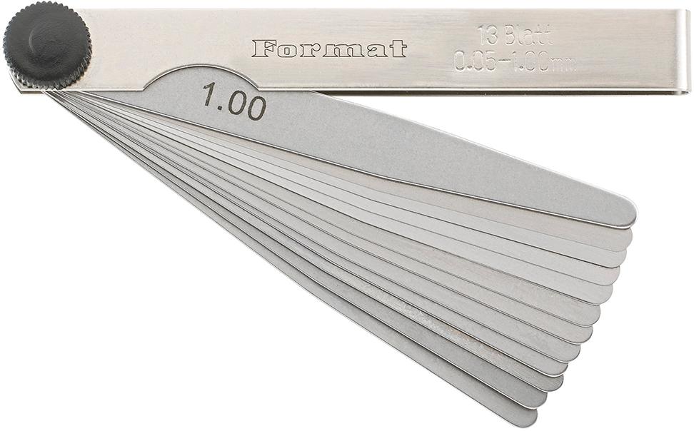 Imagen del producto Galgas espesores preciso 13 hojas 0,05-1mm T3 FORMAT