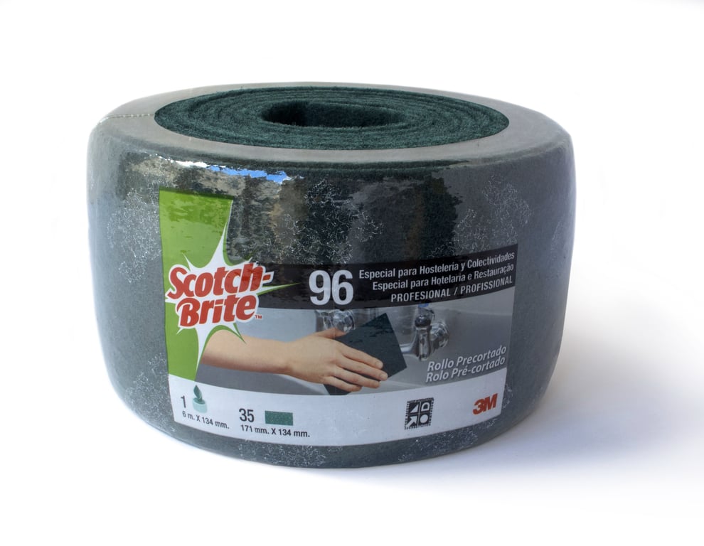 Imagen del producto ROLLO FIBRA VERDE SCOTCH BRITE 96 134MM X 6MTS
