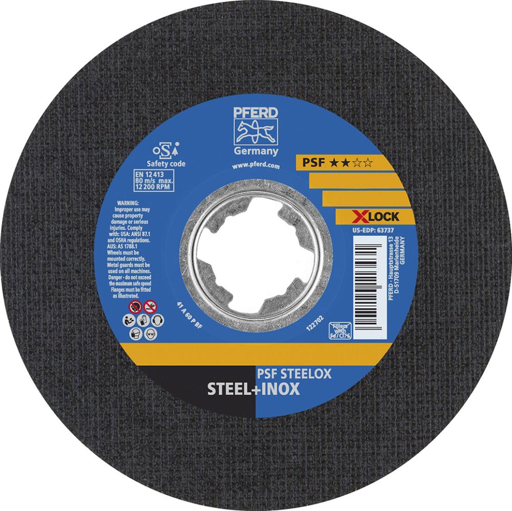 Imagen del producto Disco de corte PSF X-LOCKSTEELOX 115x1mm Pferd
