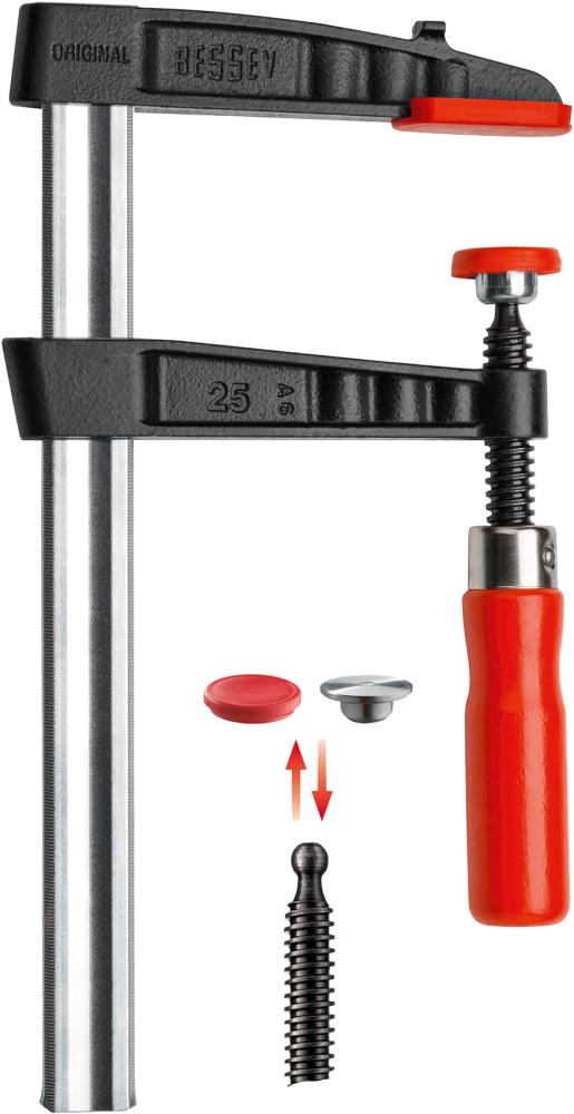 Imagen de SARGENTO DE FUNDICIÓN MALEABLE 2000X120MM BESSEY