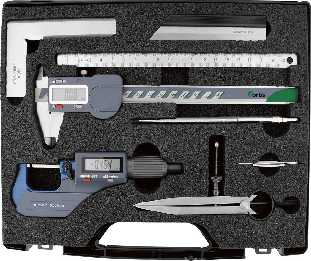 Imagen de JGO INSTRUMENTOS MEDICIÓN7 PZAS DIGITAL FORTIS