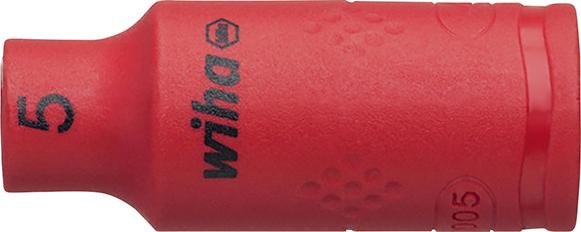 Imagen del producto Pieza llave de vaso hexagonal 1/4" 5mm VDE Wiha