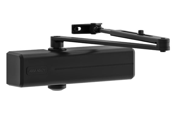 Imagen del producto CIERRAPUERTAS CREMALLERA ARTICULADO NEGRO RAL9005 EN-2/3/4