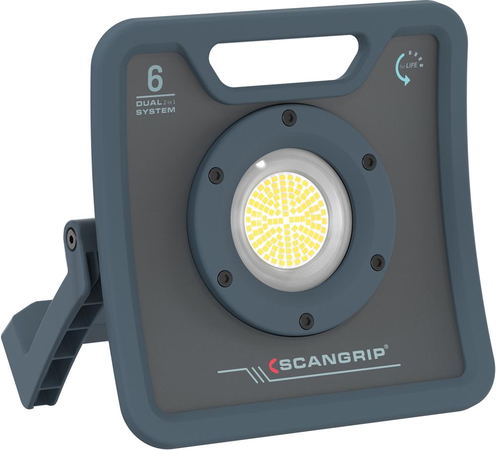 Imagen de LÁMPARA DE TRABAJO DUALSYSTEM NOVA 6K C+R FORE LIFE 600-6000LUMEN SCANGRIP