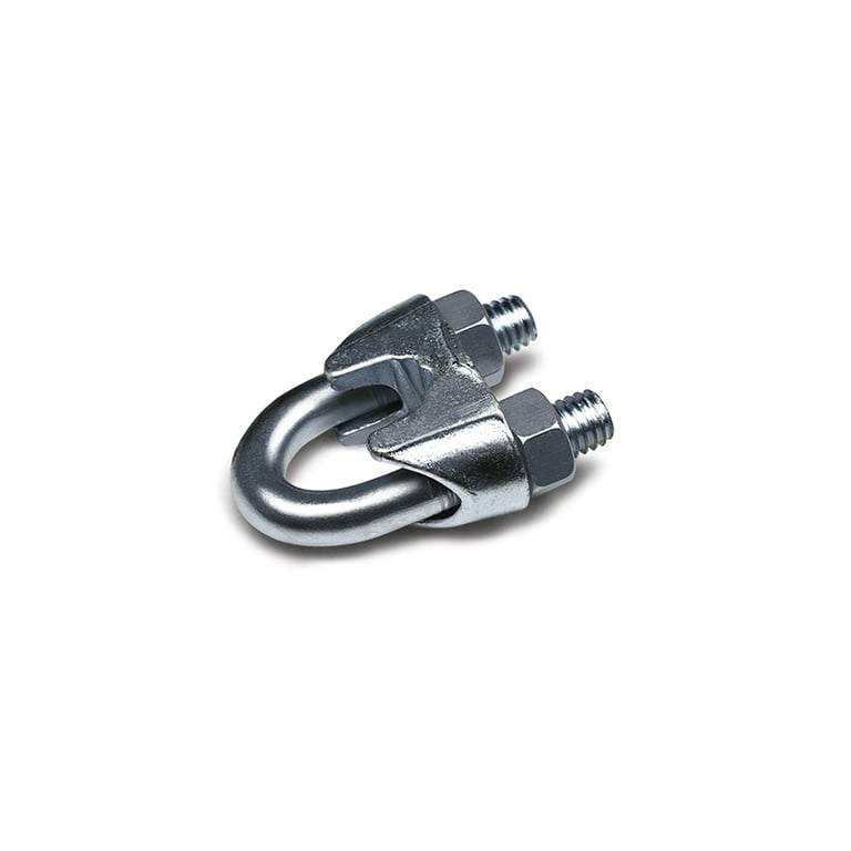 Imagen del producto SUJETACABLE GALVANIZADO FORMA ESPAÑOLA