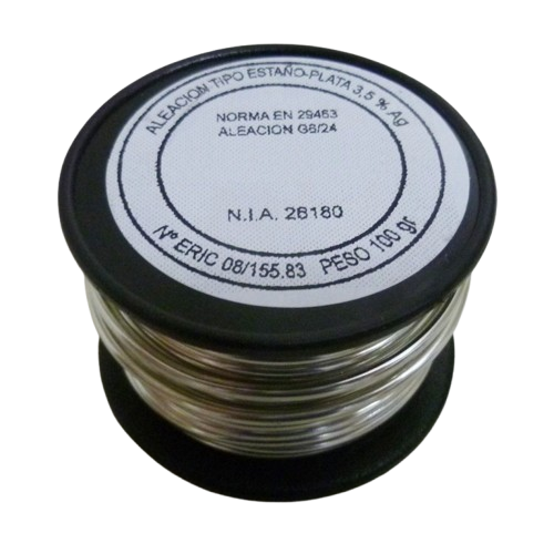 Imagen del producto CARRETE SOLDADURA ESTAÑO/PLATA 3% - 100 GRS. - GRA