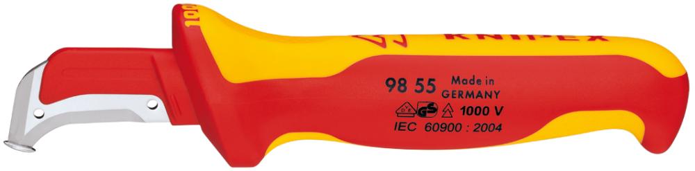 Imagen de CUCHILLOS PELACABLES VDE 155MM C/ HOJA 38MM KNIPEX