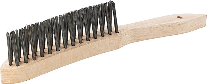 Imagen del producto Cepillo para cordones en ángulo acero liso 3 filasmm FORMAT