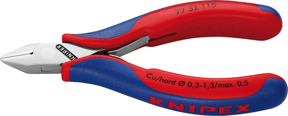Imagen de CORTAALAMBRES ELECTRÓNICAPUNTIAGUDO C/ BISELADO LIGERO 115MM KNIPEX
