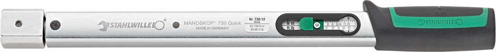 Imagen de LLAVE DINAMOMÉTRICA 730/12Q 25-130NM 14X18MM STAHLWILLE