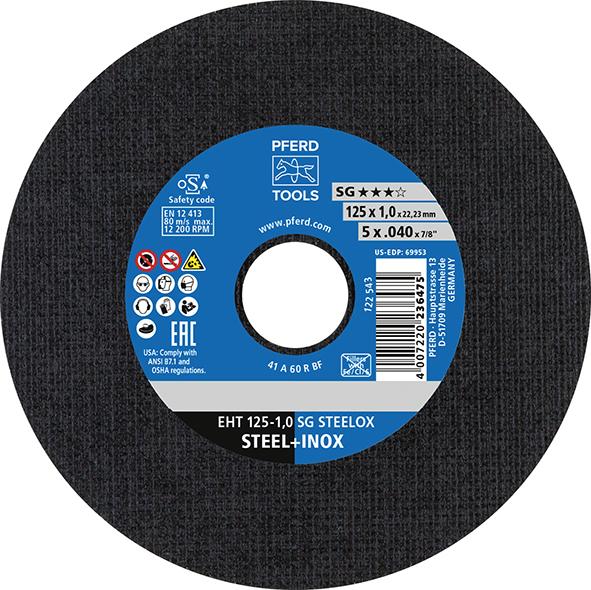 Imagen del producto Disco de corte recto A60RSG-INOX 115x1mm PFERD