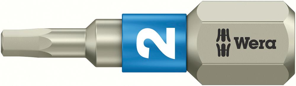 Imagen de PUNTA INOXIDABLE 1/4" DIN3126C6,3 HEMBRA HEX 2X25MM WERA
