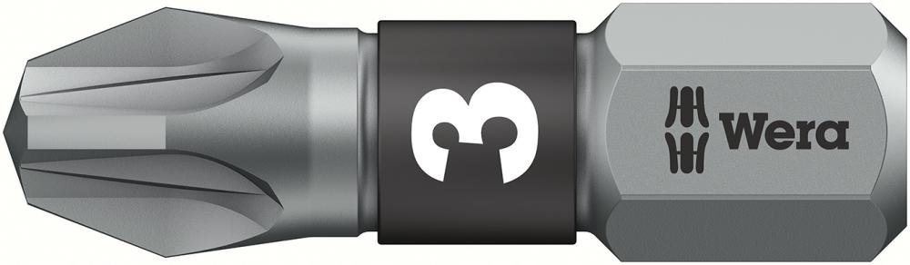 Imagen de PUNTA BITORSION ALTA DUREZA 1/4" DIN3126C6,3 PZ3X25MM WERA