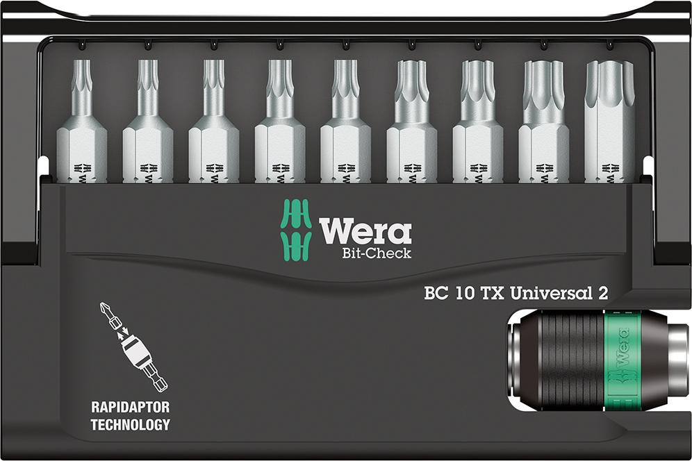 Imagen del producto Jgo puntas Bit-Check 10 universal 2 Wera
