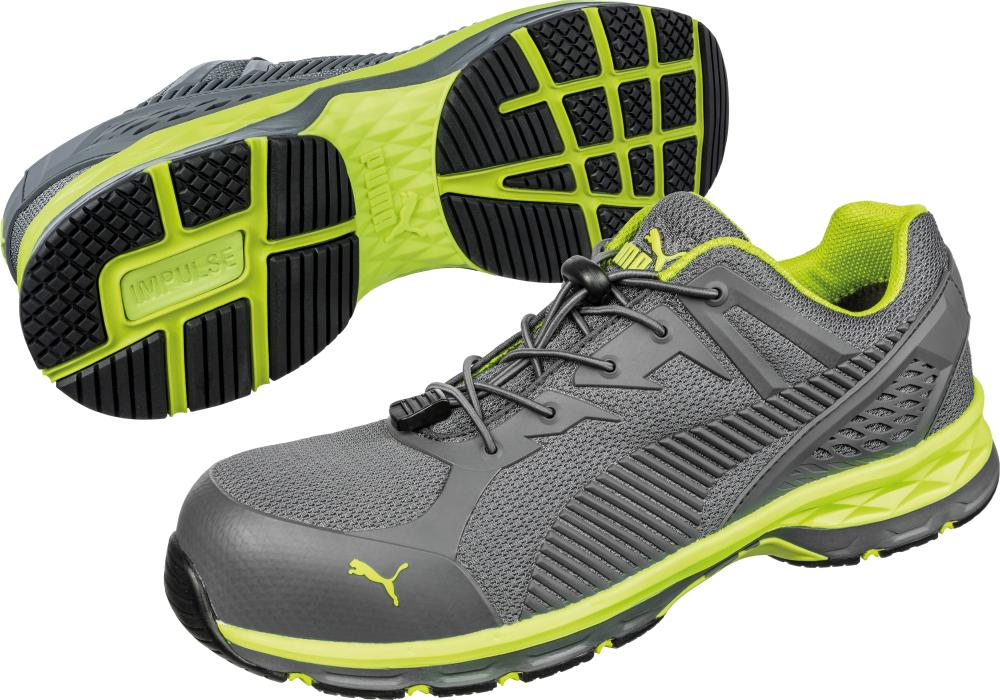 Imagen del producto Zapatos de Seguridad PUMA Fuse Motion 2.0 Green Low 643880 S1P ESD HRO SRC Gris/Verde