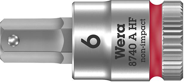 Imagen de PUNTA PARA DESTORNILLADOR1/4" HEMBRA HEX CON FUNCIÓN RETENCIÓN 6X28MM WERA