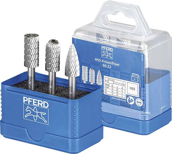 Imagen del producto J. fresas mango HSS 12mm 3 piezas, A ST-C-K Ø12mm,dentado Z3 Pferd