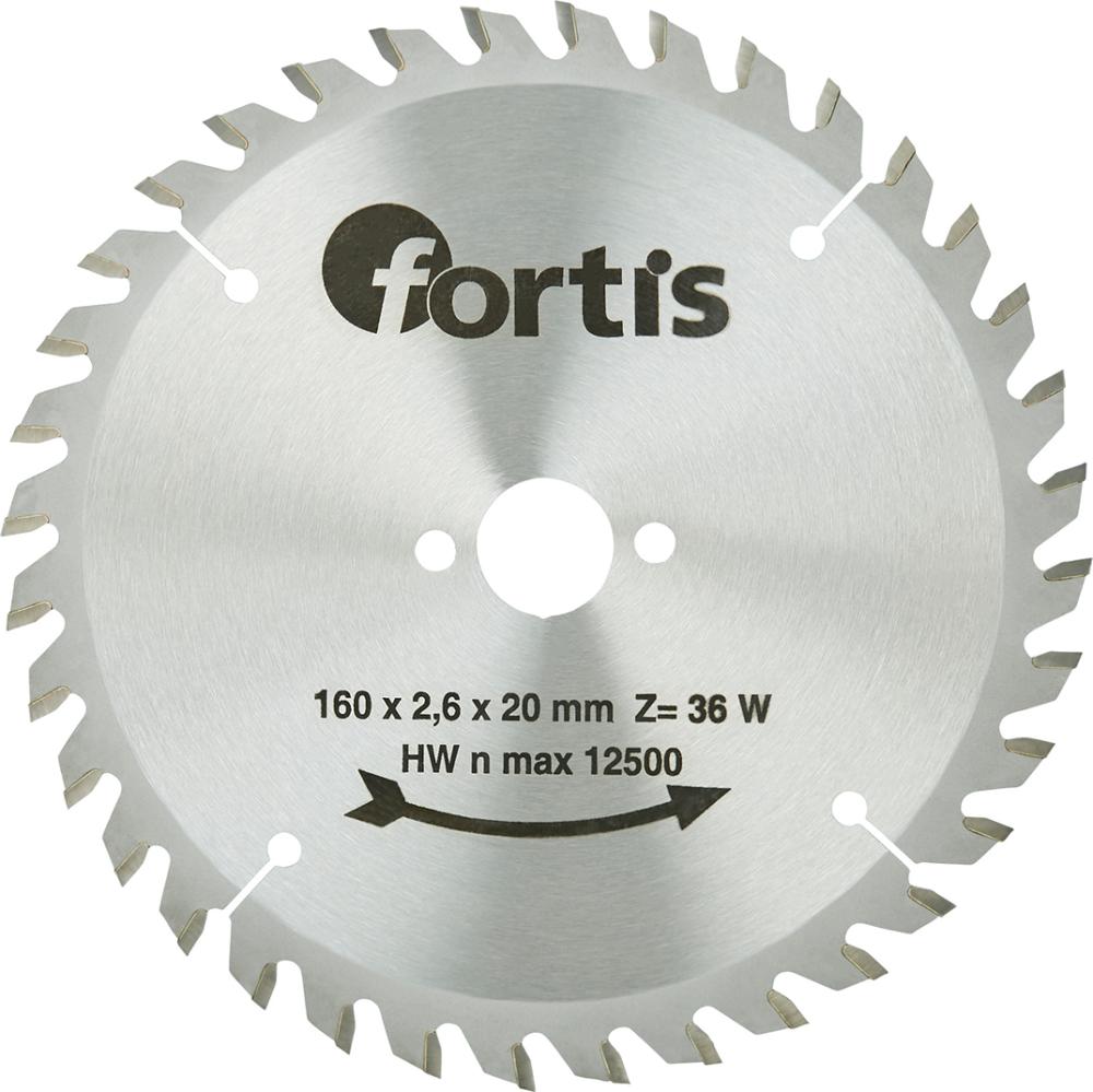 Imagen del producto Hoja sier circ MD 160x2,8x20mm Z36W Fortis