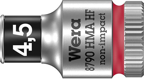 Imagen de VASO DE LLAVE DE VASO CONFUNCIÓN RETENCIÓN HEX LARGO 1/4" 4,5X MM WERA