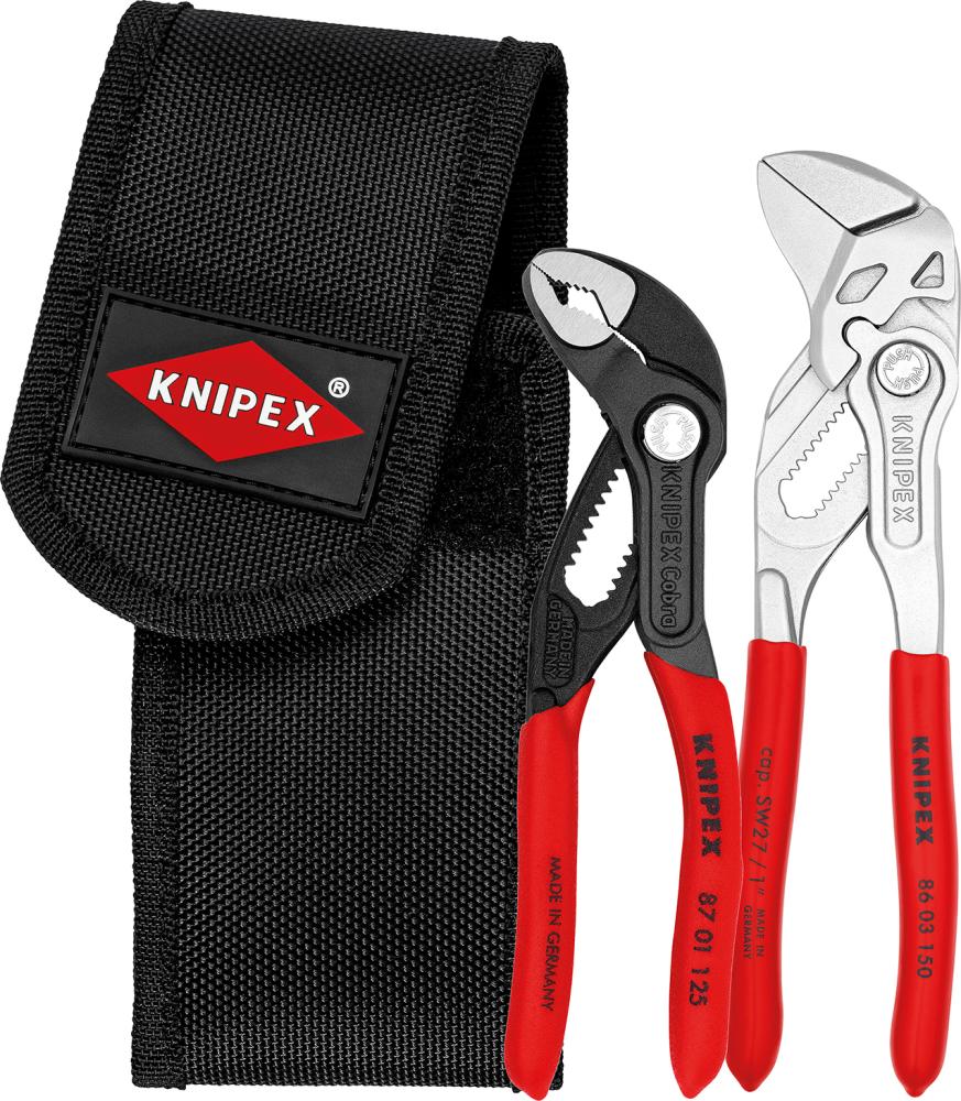 Imagen de JGO. ALICATE MINI 2PZAS. EN FUNDA CINTURÓN KNIPEX