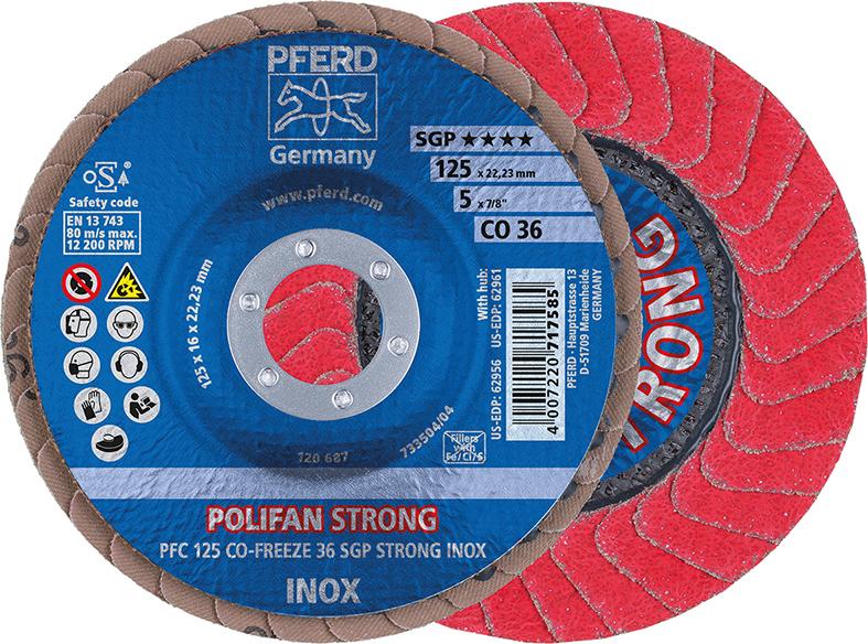 Imagen del producto Disco abrasivo de láminasCO36FREEZE SGP STRONG 125mm K36 Pferd