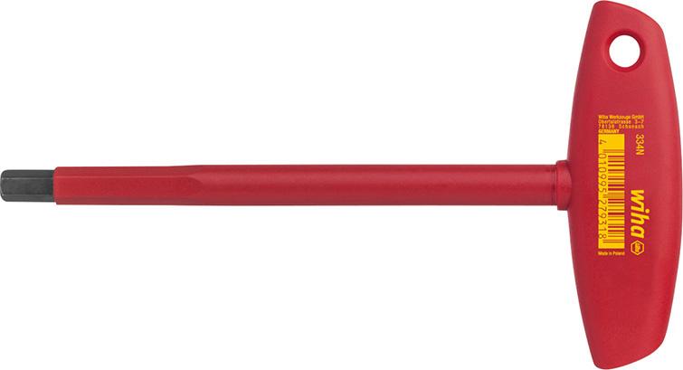 Imagen del producto Destornillador mango en T4x150mm VDE Wiha
