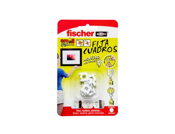 Imagen del producto FIJACUADROS BLANCO 8K BLISTER DE 8UDS