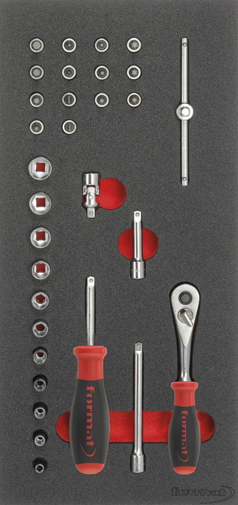 Imagen de MÓDULO HTA 1/3 LLAVE DE 188X395X30MM VASO 1/4" FORMAT