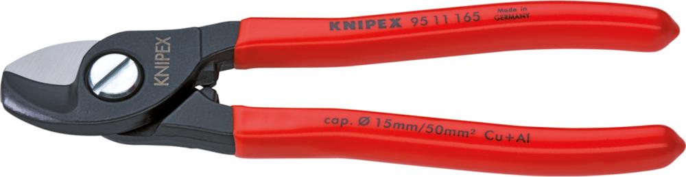 Imagen de CIZALLA PARA CABLE CON MANGOS DE PLÁSTICO 165MM KNIPEX