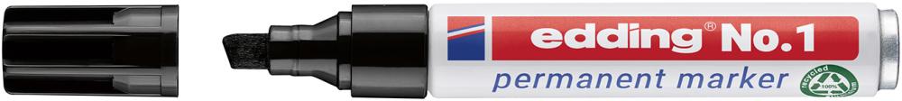 Imagen de ROTULADOR PERMANENTE 1 NEGRO EDDING