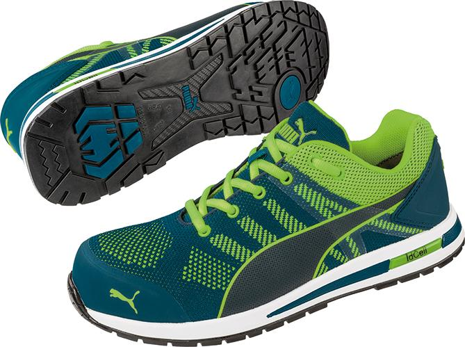 Imagen del producto Zapatos de Seguridad PUMA Elevate Knit Low 643170 S1P ESD HRO SRC Azul/Verde