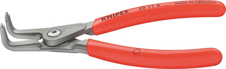 Imagen de ALICATE PARA CIRCLIPS EXTERIORES CURVADO A01 KNIPEX | CON MUELLE DE APERTURA