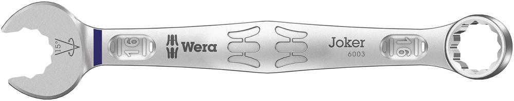 Imagen de LLAVE COMBINADA JOKER 16MM WERA