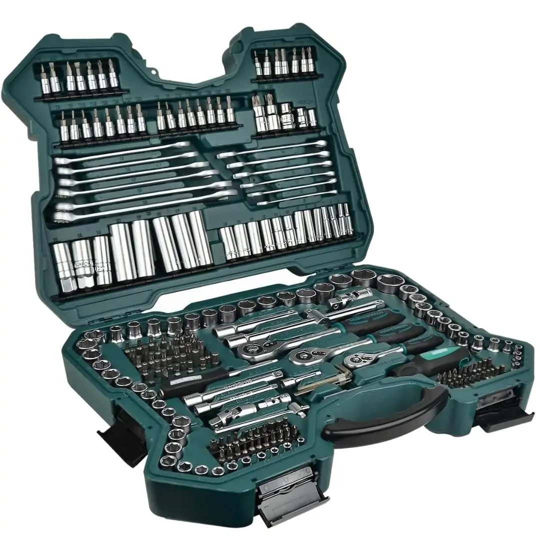 Imagen del producto MANNESMANN M98430 Maletín de herramientas 215 piezas