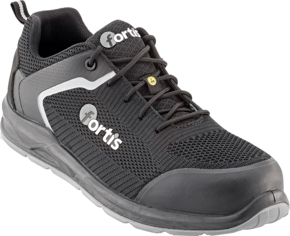 Imagen del producto Zapato de seguridad FORTIS Michael Markus S1PL ESD SR negro y gris
