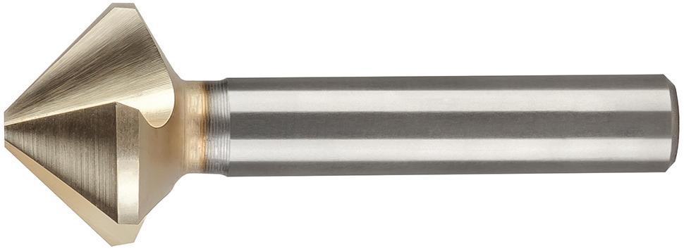 Imagen del producto Avellanador cónico división irregular HSS TiZrN 90º 19mm BECK