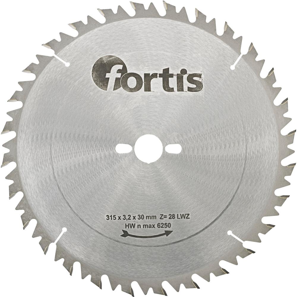 Imagen del producto Hoja sier circ MD 315x3,2x30mm Z28LWZ Fortis