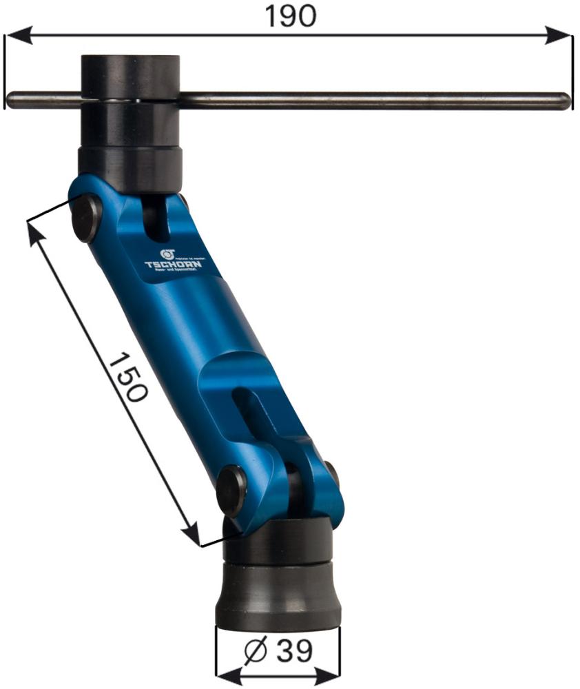 Imagen del producto Tope de pieza 5D 150mm TSCHORN