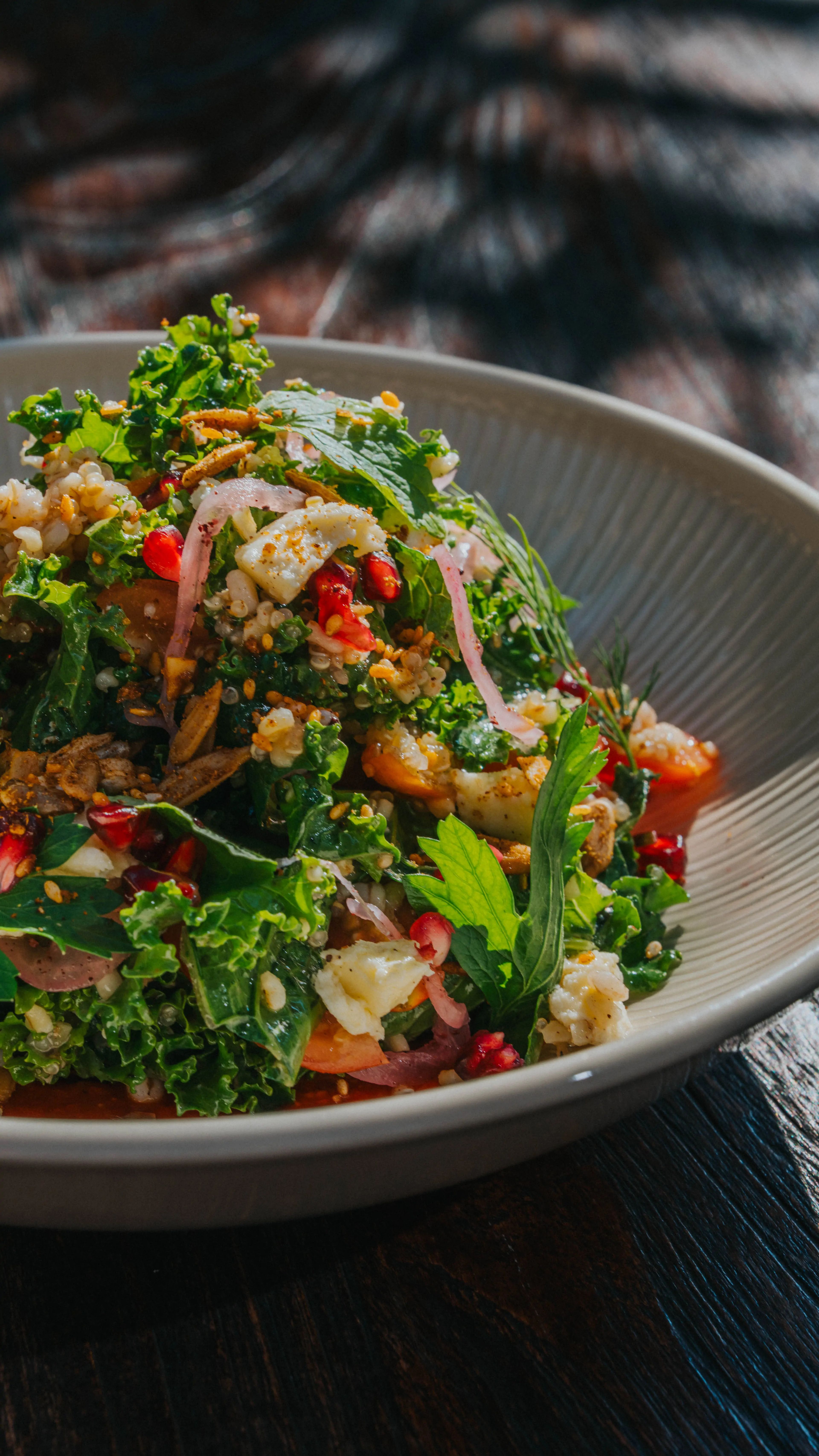 Fresh green salad