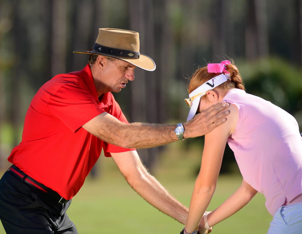 Mike Bender teaching golf