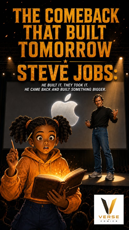 Steve Jobs: The Comeback That Built Tomorrow.