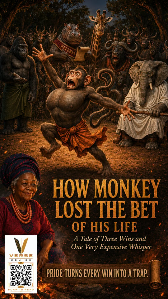 How Monkey Lost the Bet of His Life