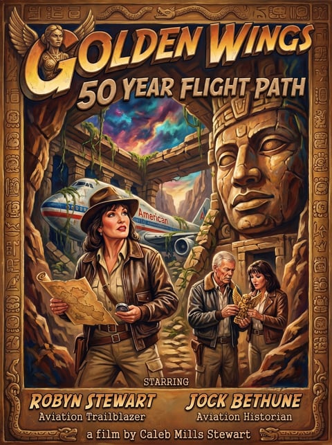 Golden Wings homage poster