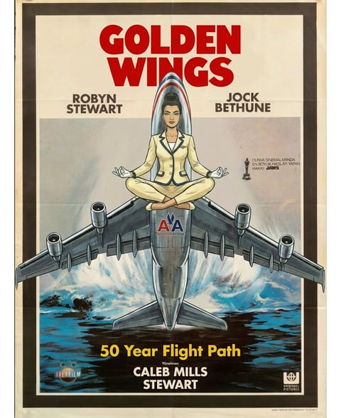 Golden Wings homage poster