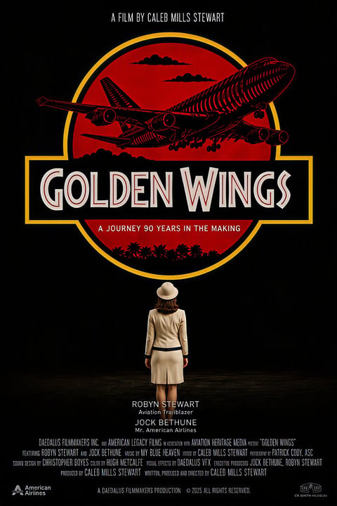 Golden Wings homage poster