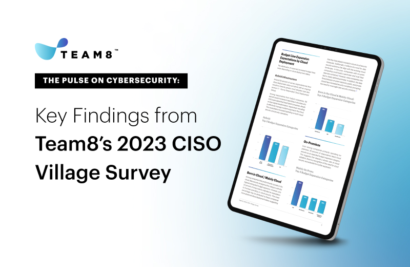 Key Findings from Team8’s 2023 CISO Village Survey2