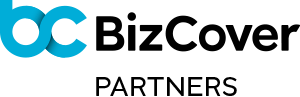 Bizcover partners logotyp för visning på Cybertrace webbsajt.