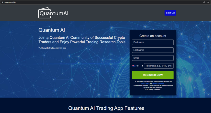 QuantumAI-scam-alert-Cybertrace-investigation, QuantumAI-scam-warning-investigation-Cybertrace, QuantumAI, quantum-ai.io