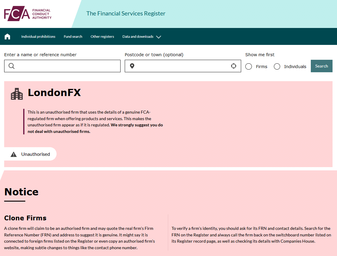 詐欺警告、詐欺警告、LondonFX 詐欺、詐欺調査、回復、クローン、偽ブローカー