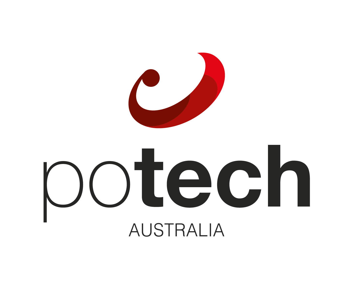 Potech Australia logo, cyber security software for dark web and AI / ML based threat detection.